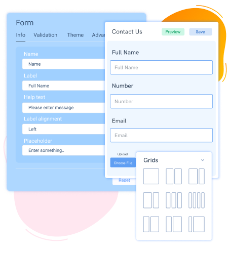 Drag-and-Drop Form Builder - HTML Form | Forms.io by 500apps