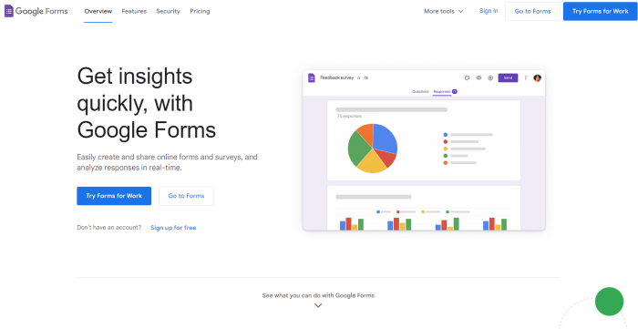 Google Forms- Free Online Survey Maker