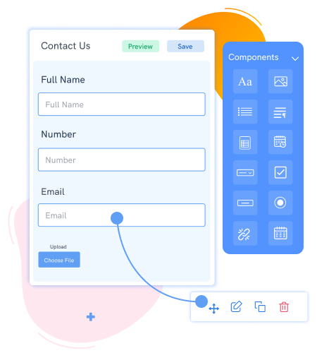 Drag-and-Drop Form Builder - HTML Form | Forms.io by 500apps