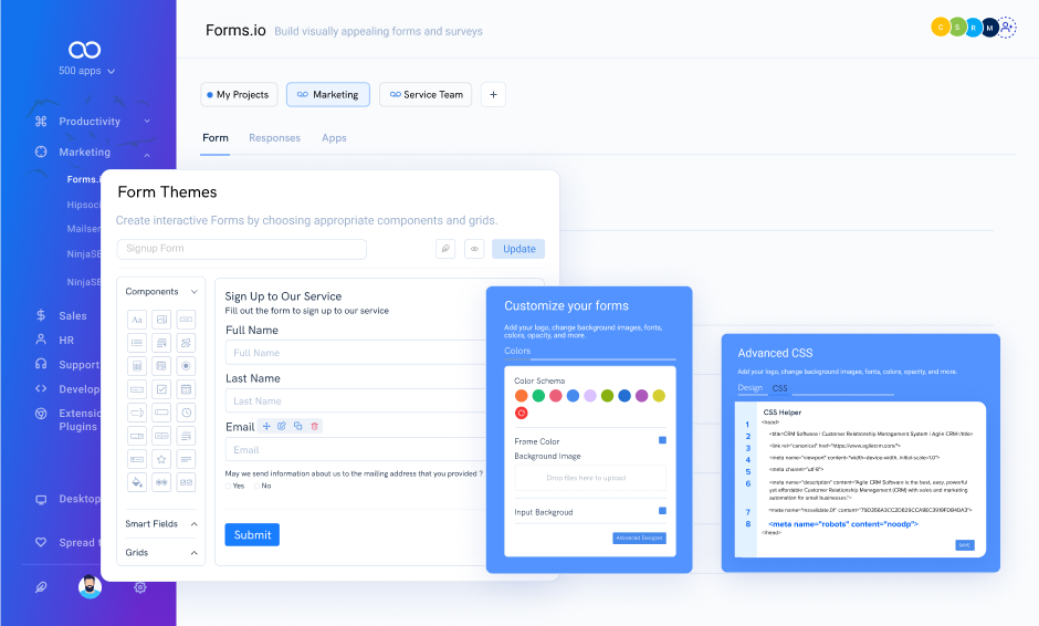 form themes leave note