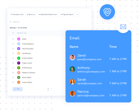 easily manage contacts
