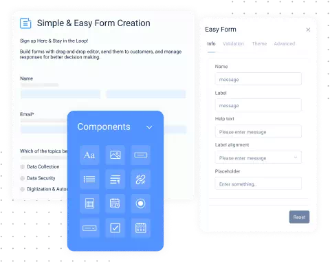 simple & easy form creation
