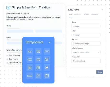 simple & easy form creation